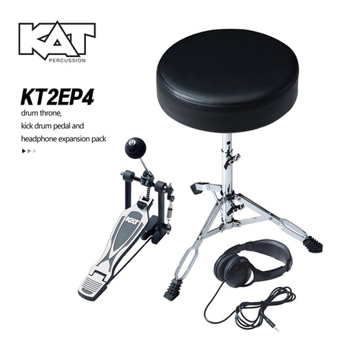 KAT 전자드럼 전용 의자 킥 페달 및 헤드폰 확장팩 대신악기